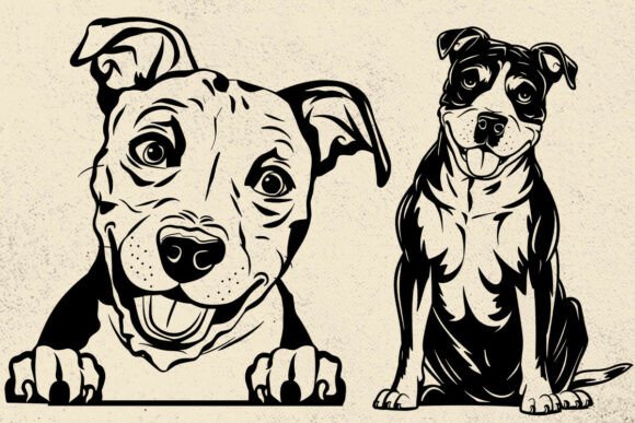 American Staffordshire Terrier Svg