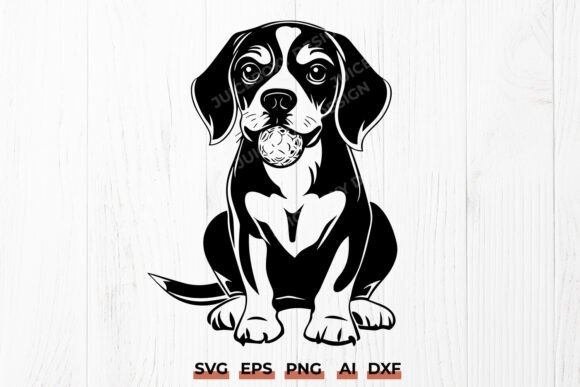 Beagle Dog with Ball Embroidery Design Review