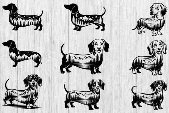 Dachshund Nature Scene SVG Bundle Review
