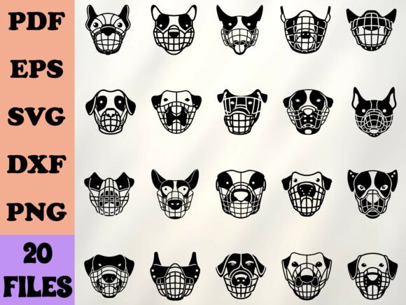 Dog Muzzle Svg