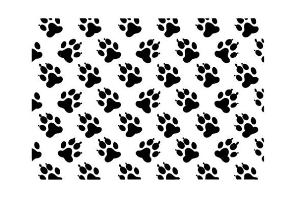 Dog Paw Pattern SVG for Embroidery Projects