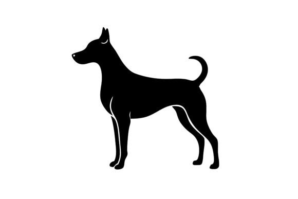 Minimalist Black Dog Silhouette Simple Review