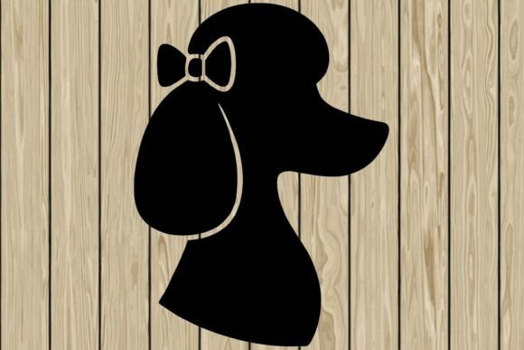 Poodle Dog Stencil Silhouette SVG Review