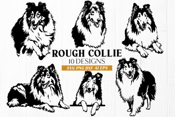 Rough Collie SVG Bundle Dog Silhouette Review